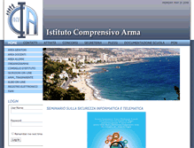 Tablet Screenshot of comprensivoarma.it